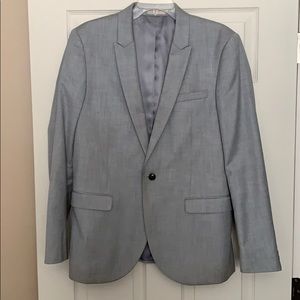 Topman light blue and light grey 42R sports jacket